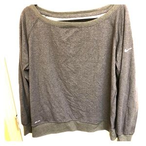 XL gray Nike workout top